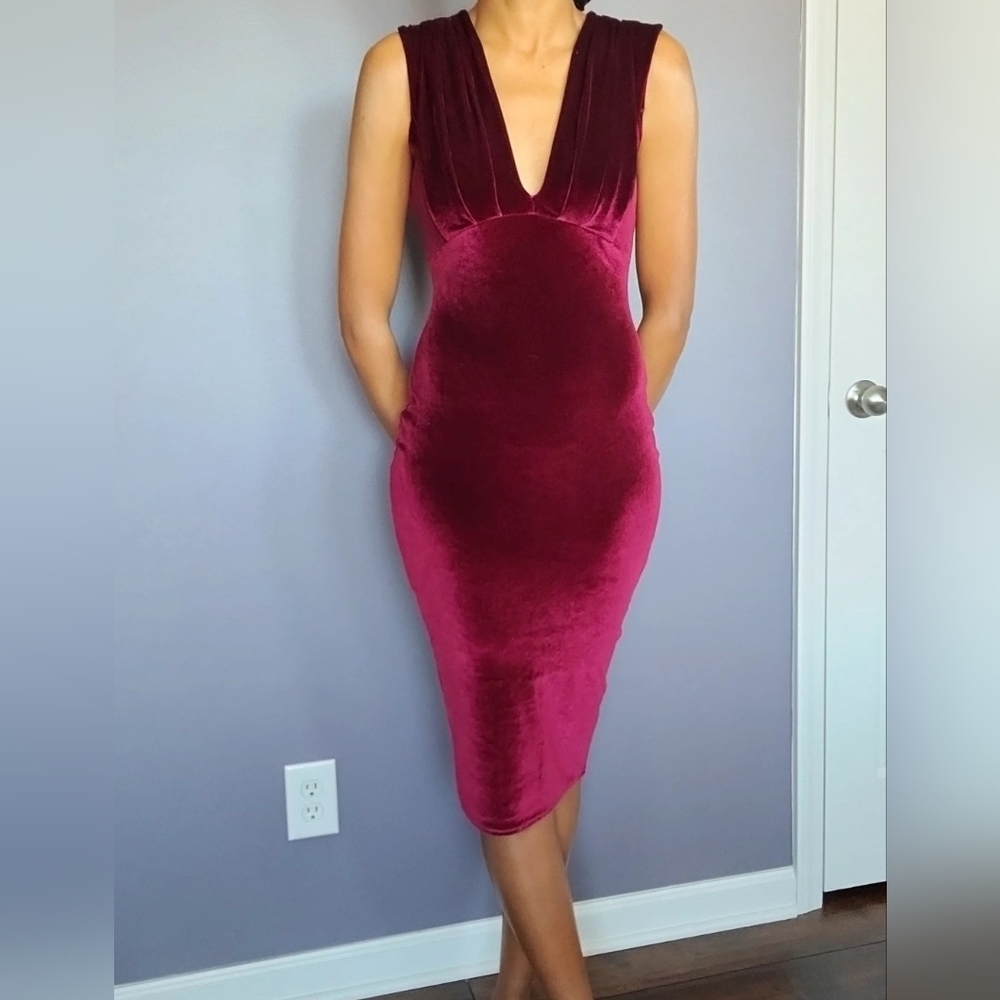 Red Velvet Dress